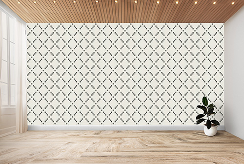 Rubber fig in a gray room